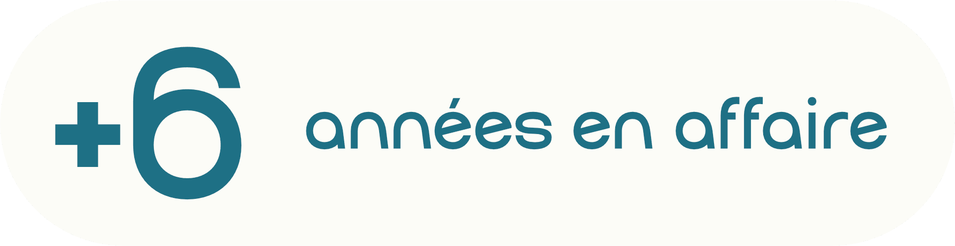 6 années en affaire