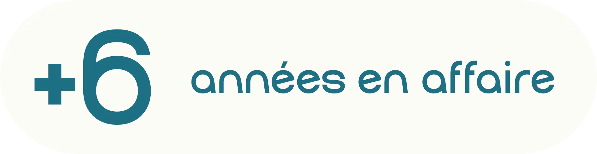 6 années en affaire