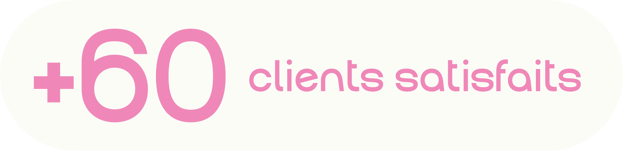 60 clients satisfaits